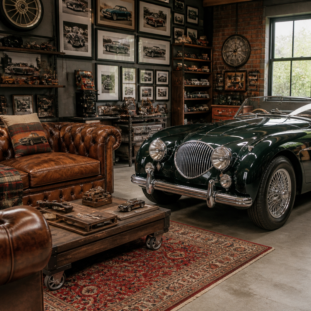 How to Create a Vintage Car-Themed Space