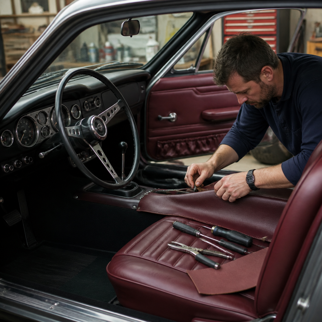 How to Restore a Classic Car Interior Yourself